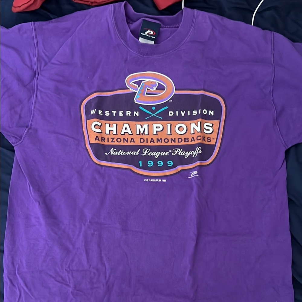 Pro Player Vintage Arizona D-Backs 1999 Vintage Western Division Champions Tee